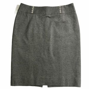 White House Black Market Gray Pencil Skirt